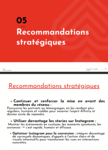 Recommandations