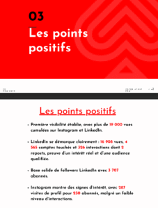 Points positifs