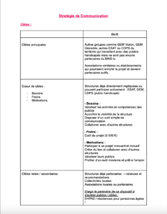 Stratégie de Com'